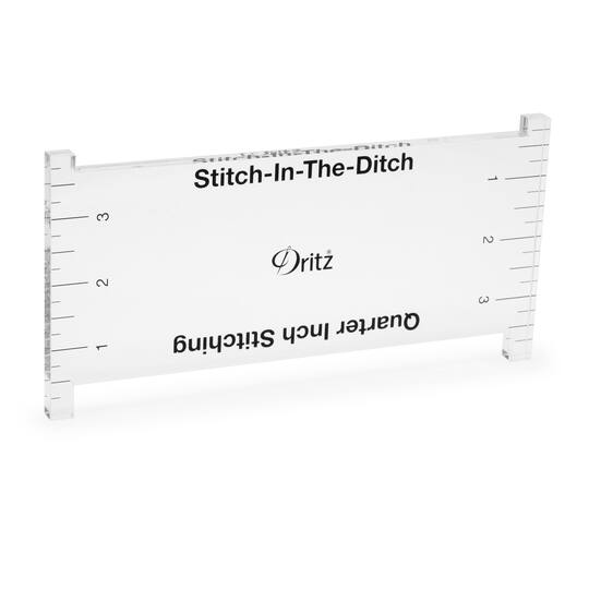 Dritz® Clear Acrylic Stitch Tool for 1/4'' Presser Foot